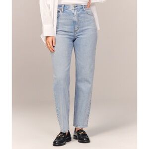Abercrombie & Fitch Light Blue Straight Leg Jeans